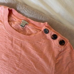 JCrew Side Button Sweatshirt